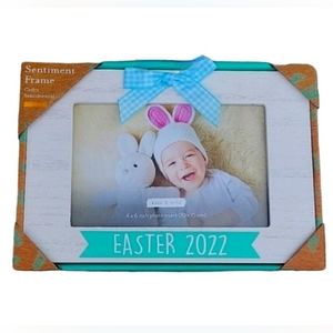 NEW Pearhead 4x6 Easter Wood Picture Frame
